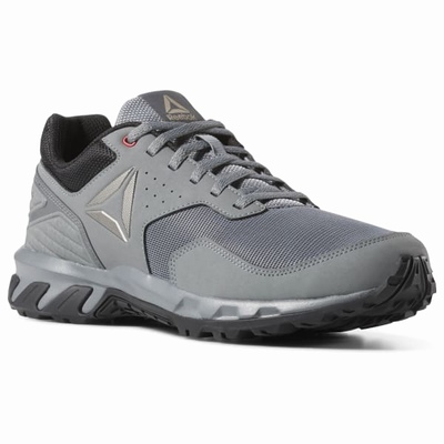 Reebok Ridgerider Trail 4 Walking Shoes For Men Colour:Grey/Black/Red